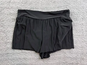 Aqua Green Women's Size Large UPF 50 Sport Swim Shorts Black - Picture 1 of 6