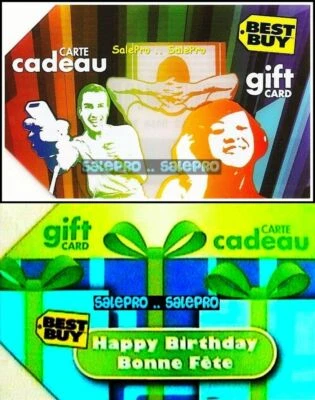 2x LOTE DE TARJETAS DE REGALO COLECCIONABLES IPOD CONSOLA DE JUEGOS FELIZ CUMPLEAÑOS MEJOR COMPRA 2009 Foto 1 de 4