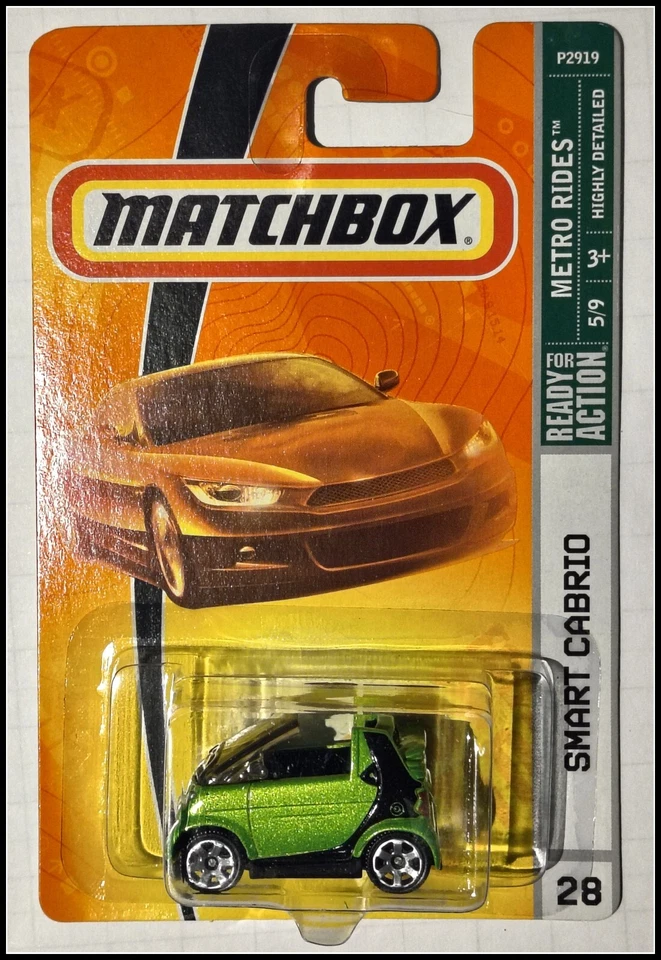 Matchbox Green Smart Cabrio #28 - Image 1 of 1