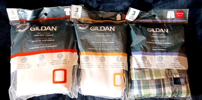 NUEVO Lote de 3 Packs de 3 CAMISETAS BOXERS GILDAN TALLA PEQUEÑA HOMBRE CAMISETAS "A" Foto 1 de 3