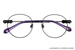 Sanrio x Zoff Glasses Frames Kuromi Model ZA242027-14F1 Black Japan fashion gift - Picture 1 of 5