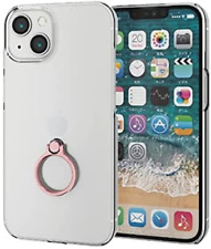 ELECOM iPhone 13 Case Cover 6.1 Hard Ring Pink PM-A21BPVRPN from Japan