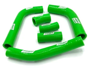KAWASAKI KX450 KX450SR 2019-2023 SILICONE RADIATOR HOSE GREEN 23-318G - Picture 1 of 3