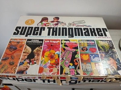 Mattel Super Thingmaker 1967 vintage con 20 moldes de metal Foto 1 de 4