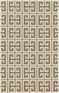 Vintage Hand Woven Carpet 5'0" x 8'0" Traditional Wool Kilim Rug - Picture 1 of 2