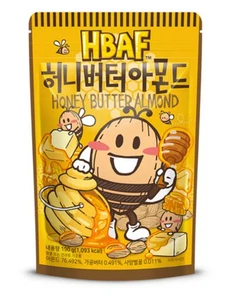 Honey Butter Almonds Seasoned Nuts Korean snacks Sweet flavor 190g NO USA SHIP - Picture 1 of 4