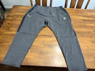 Nike Team Sports NCAA Colorado Buffaloes Dri-Fit Warmup Pants Size 4xl - Image 1 of 4