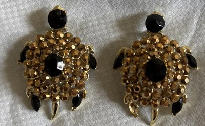 Pin/Brooch 金色海龟带黑色头脚 2 — 第 1/4 张图片