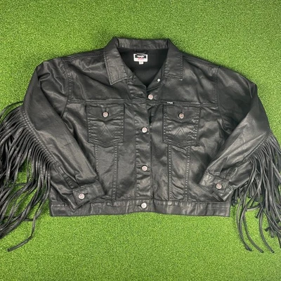 Wrangler x Fender Guitar Fringed Rock Jacket With Guitar Pick Size Large MINT - Image 1 of 4