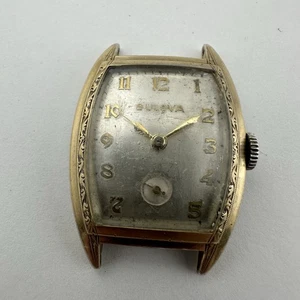 BULOVA Vintage Mens 10k RGP Bezel Caliber 10BC Mechanical Watch - RUNNING - Picture 1 of 6