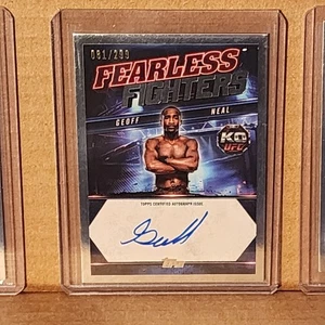 Geoff Neal 2025 Topps Knockout Fearless Fighters Autograph #81/299 - Picture 1 of 3