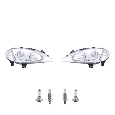 Scheinwerfer Set Halogen Front passend für Renault Megane I 99-03 mit H7 H1 L R - Bild 1 von 4