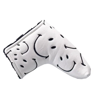 Smiley Original Putter Headcovers _ White - Picture 1 of 4