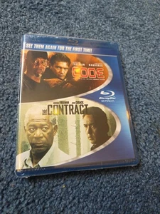 THE CODE & THE CONTRACT BLU-RAY MOVIE SEALED MORGAN FREEMAN ANTONIO BANDERAS M - Foto 1 di 2