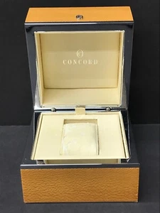 Concord vintage Authentic Wood Watch Box Presentation display Storage #CWB02 - Picture 1 of 5