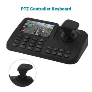 5 Inch LCD Screen Onvif 3D CCTV IP Joystick PTZ Keyboard Controller - Picture 1 of 14