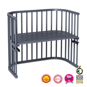 babybay Maxi Beistellbett, schiefergrau lackiert - Bild 1 von 9