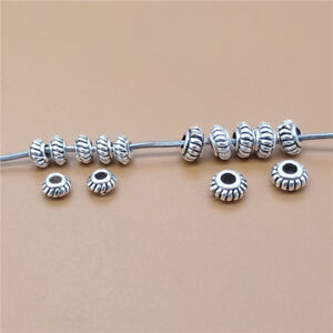 Silver Beads Sterling Silver Dazys...... Sterling Silver jewelry Finding Spacer 115 PCSVSterling silver Beads