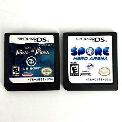 Nintendo DS Game LOT Battles Prince of Persia & Spore Hero Arena - Image 1 of 4