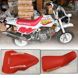 Red Seat Cover Fabric High Quality Mini Bike For Honda Monkey Baja Africa 1991-2 - Picture 1 of 6