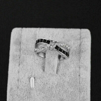 Белое золото заполненное обручальное кольцо ювелирные изделия размер 6-10 7 цветов женщин моды милый - Изображение 1 из 4