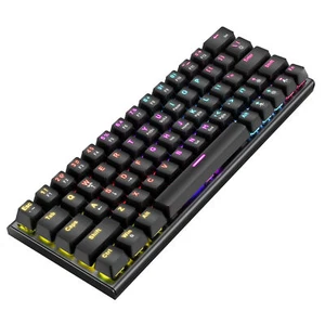 G101D Mechanical Gaming Keyboard 63 Keys Compact Wired Computer Keyboard - Picture 1 of 15