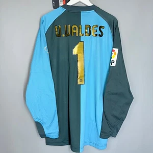 NWT FC BARCELONA SPAIN 2006 2007 GOALKEEPER JERSEY SHIRT #1 V. VALDES NIKE - Picture 1 of 7