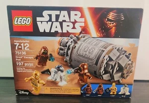 LEGO STAR WARS SET 75136 DROID ESCAPE POD JAWA C-3PO R2-D2 NIB RETIRED SEALED - Picture 1 of 5