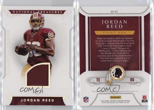 2016 National Treasures Century Materials Holo Silver Prime /25 Jordan Reed #57