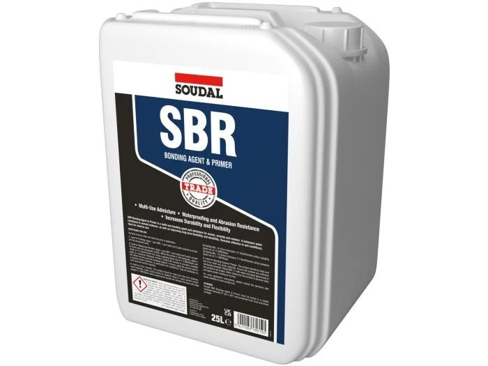 25 LITRE SOUDAL SBR BONDING AGENT & PRIMER ADMIXTURE FOR MORTAR
