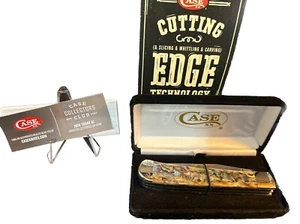 Case Cutlery XX Trapper Abalone Handle 8254ss Stainless Folding Knife 12000 - Picture 1 of 4