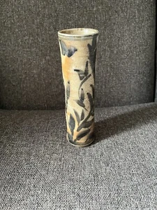 Unusual Vintage Studio Pottery Stoneware Glazed Vase. Beautiful design - Picture 1 of 11