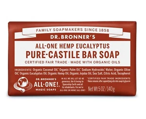Dr Bronner's Eucalyptus Soap Bar 140g - Picture 1 of 1