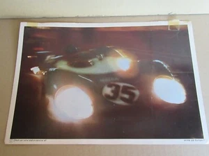 907M Vintage Affiche Collection Elf N° 4 Compétition 70 Matra Type MS 650 #35 - Picture 1 of 2