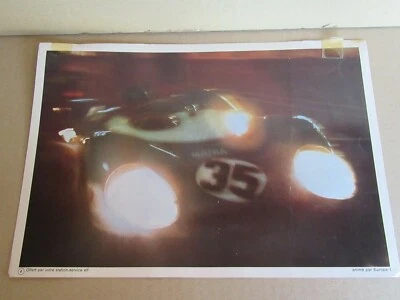907M Vintage Affiche Collection Elf N° 4 Compétition 70 Matra Type MS 650 #35 - Photo 1/2