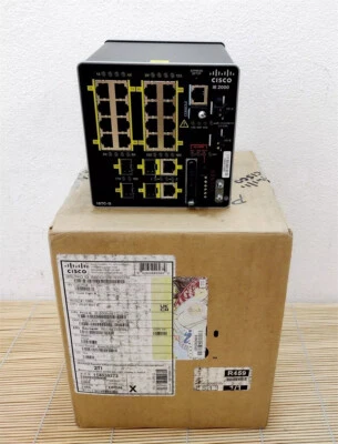 Cisco IE-2000-16TC-G-L Industrial Network Switch New Sealed - Image 1 of 4