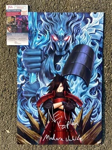 1x MADARA UCHIHA NARUTO SHIPPUDEN ART PRINT AUTOGRAPHED SIGNED NEIL KAPLAN COA - Picture 1 of 1