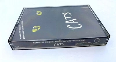 New CATS 2 Cassettes Acts 1 & 2 Complete Original Broadway Cast Recording 1983 - Image 1 of 4