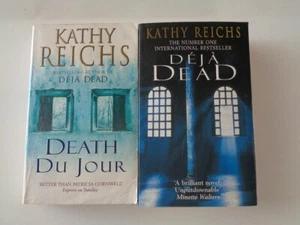 LOT 2 KATHY REICHS DEJA DEAD NEW & DEATH DU JOUR USED GOOD PAPERBACKS - Picture 1 of 1