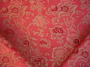 17-3/8Y Lee Jofa 99099 Fabriano Damask Grenadine Floral Upholstery Fabric - Picture 1 of 4