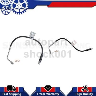 Sunsong Front Brake Line Hose Fits Hummer H3 3.7L 5.3L 3.5L Hummer H3T 5.3L 3.7L - Image 1 of 4