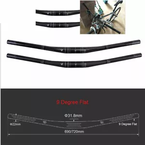 Bontrager RXL Carbon Fiber MTB Bike Bend Handlebar 720mm 31.8mm Riser Matte Glos - Picture 1 of 13