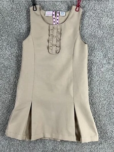 Izod Approved Schoolwear Khaki Dress Girls XL 6X Regular - Picture 1 of 8