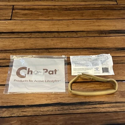 NUEVO Cho-Pat Original Correa de Rodilla Grande L Beige 14.5-16.5” Soporte para Corredor y Jersey Foto 1 de 4