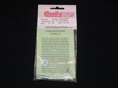 Vintage 1/10 Corally SP10 GS/SSSS T-Bar Adjuster PK Model Racing 752042 - Image 1 of 4