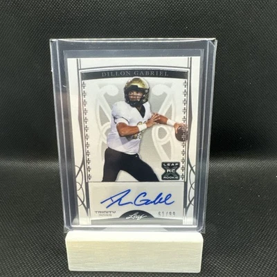 2022 LEAF TRINITY DILLON GABRIEL ROOKIE/RC AUTO /99 - Image 1 of 4