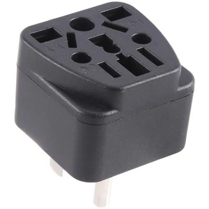 US Travel Plug Adapter EU/UK/AU/In/CN/JP/Asia/Italy/Brazil to USA (Type B),3904 - Picture 1 of 7