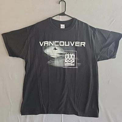 Winter Olympics 2010 Vancouver T Shirt Mens XL Black Team USA Snowboarding Shaun - Image 1 of 4