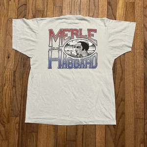Camiseta De Colección Original 1987 Merle Haggard & The Strangers Puntada Única Para Hombre XL - Imagen 1 de 6