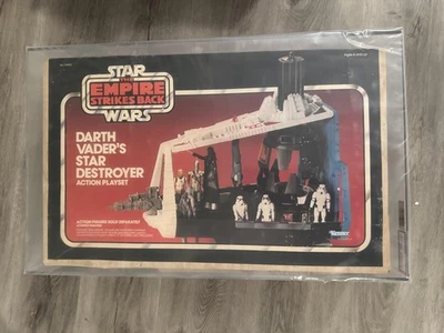 Vintage 1980 Kenner Star Wars Darth Vader's Star Destroyer Playset AFA 60 EX - Imagem 1 de 4
